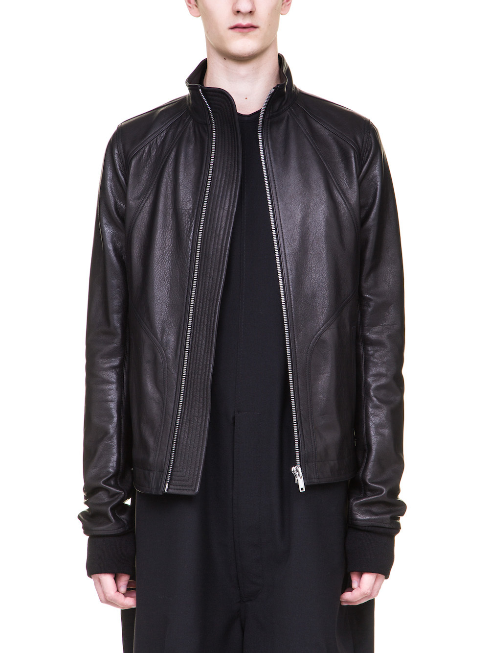 RICK OWENS outer shirtレザージャケット 松田翔太さん着用