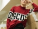 GCDS(ジーシーディーエス)　ロゴセーター